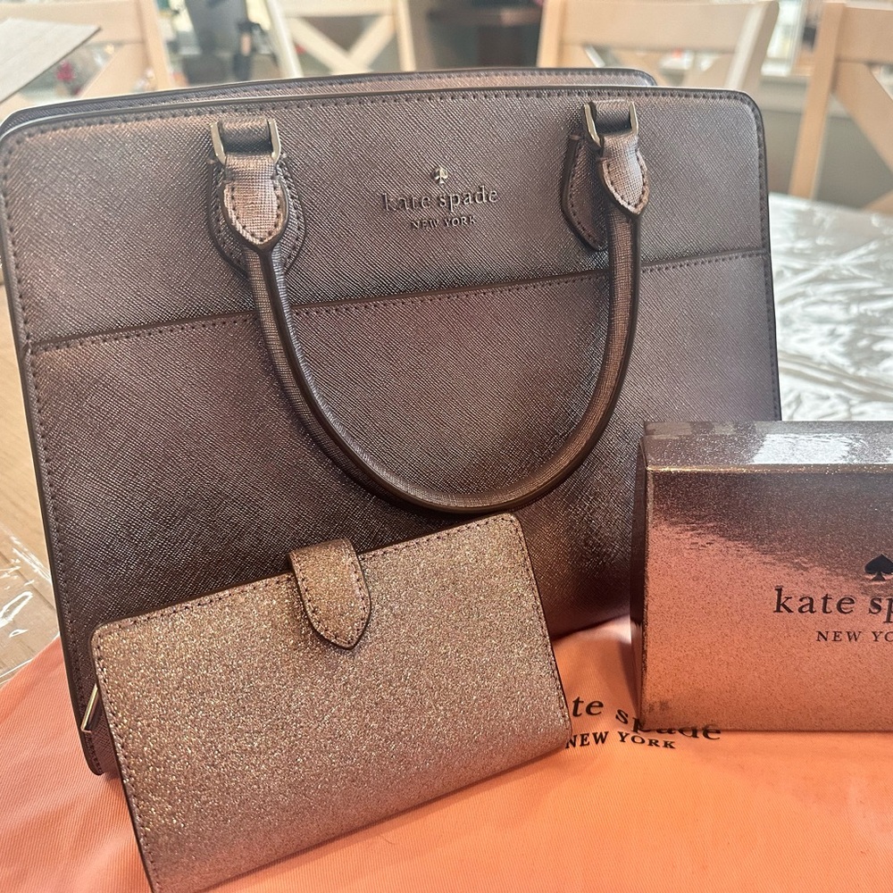 Kate Spade, satchel and wallet, purse